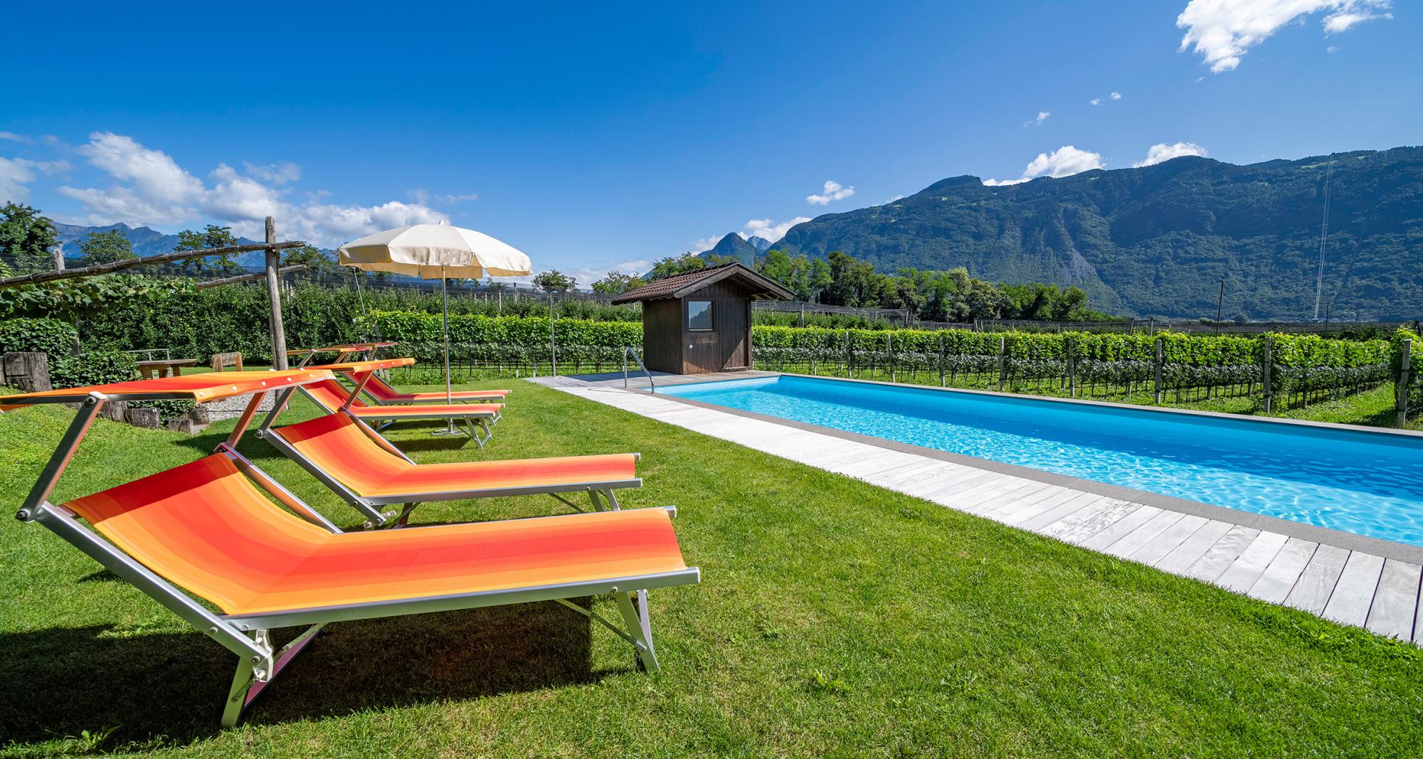 Schwimmbad mit Liegewiese